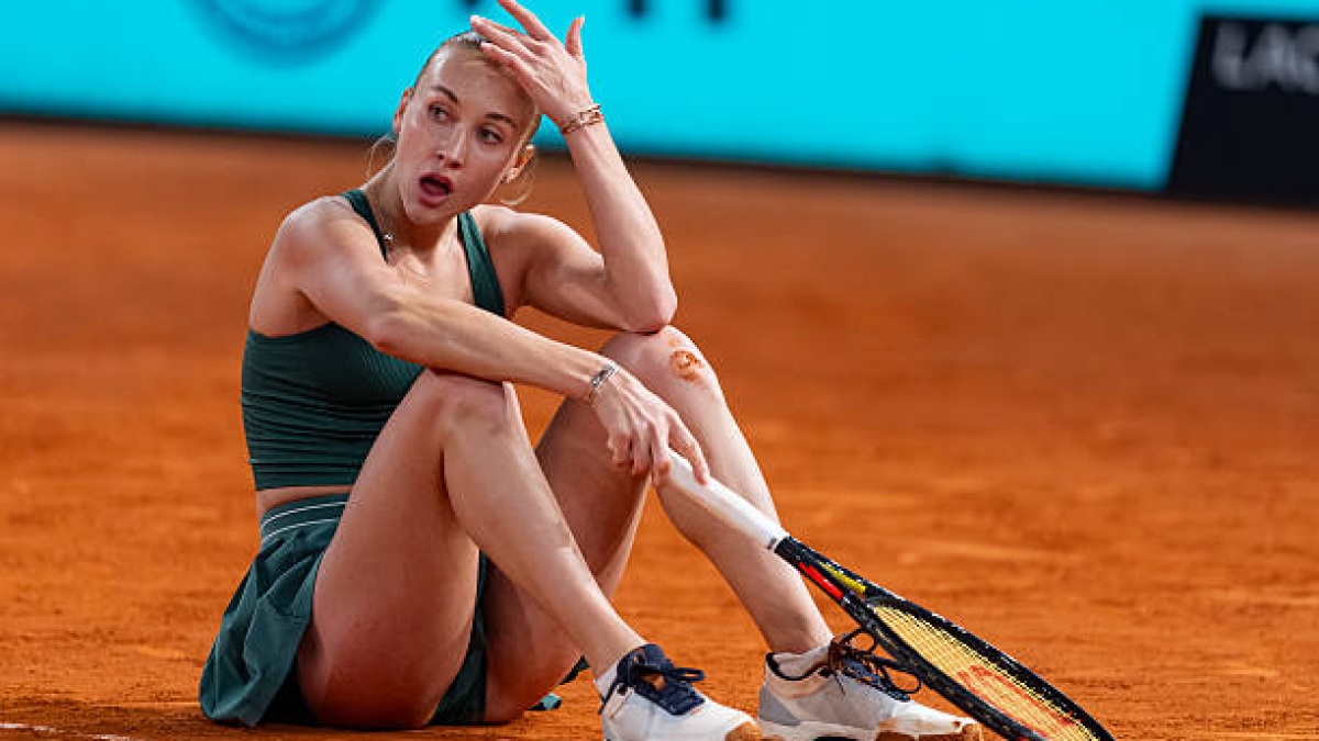 Anastasia Potapova, quarterfinalist in Madrid. Photo: gettyimages