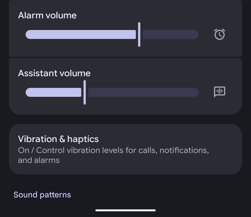 Control Assistant volume independently in Android 17