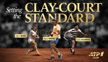 Rafael Nadal, Bjorn Borg and Carlos Alcaraz boast the Top 3 career winning percentages on clay.