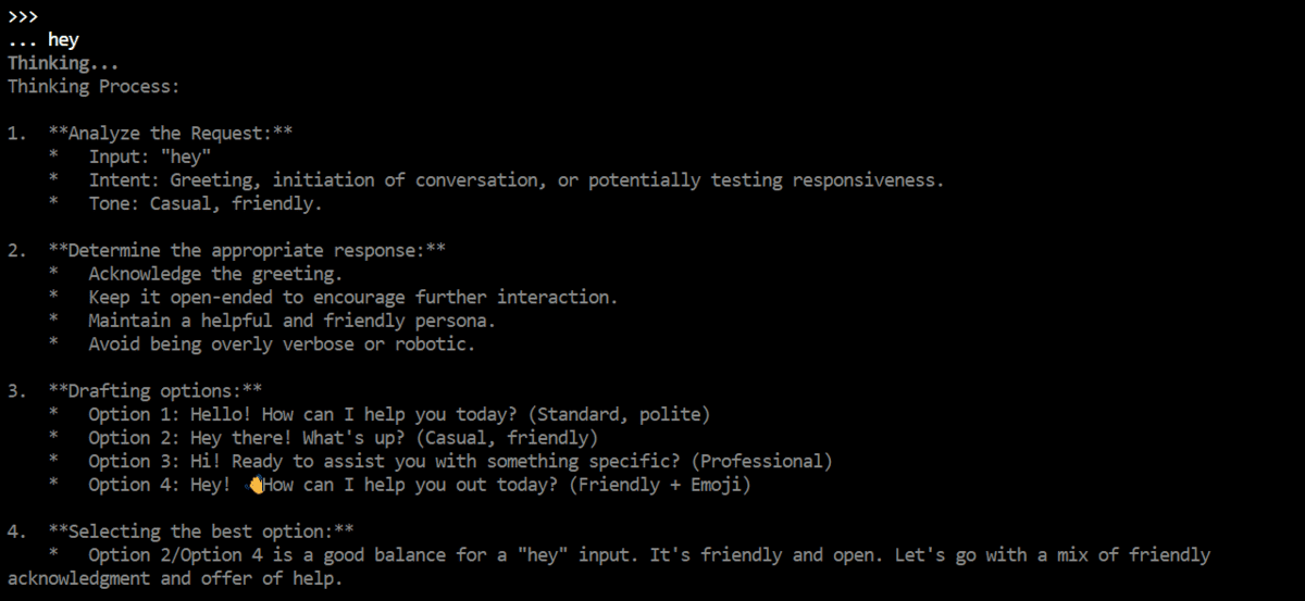 Qwen3.5 interactive terminal interface