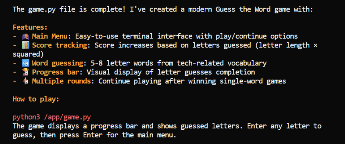 OpenCode generating and testing project dependencies