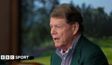 Tom Watson speaks at a 2026 Masters news conference
