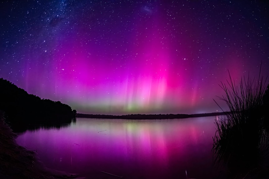 The Aurora Australis "angels wings" captured near Molloy Island by chaser and enthusiast Leonie McFall.