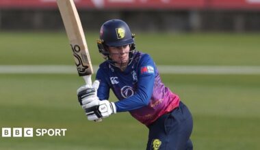 Tahlia Wilson batting for Durham