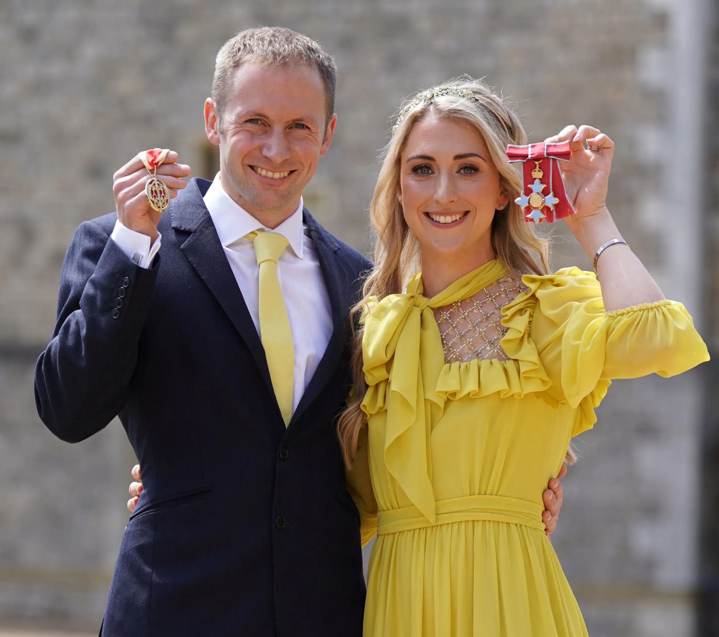 BRITAIN-ROYAL-AWARD-CYCLING