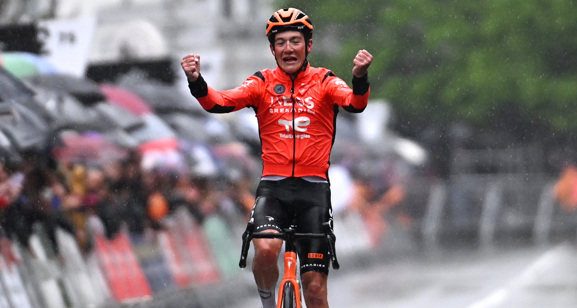 August wins from final stage breakaway