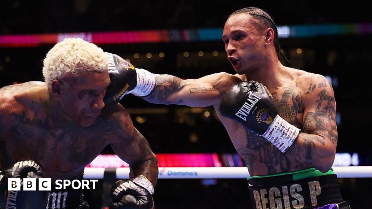 Regis Prograis punching Conor Benn