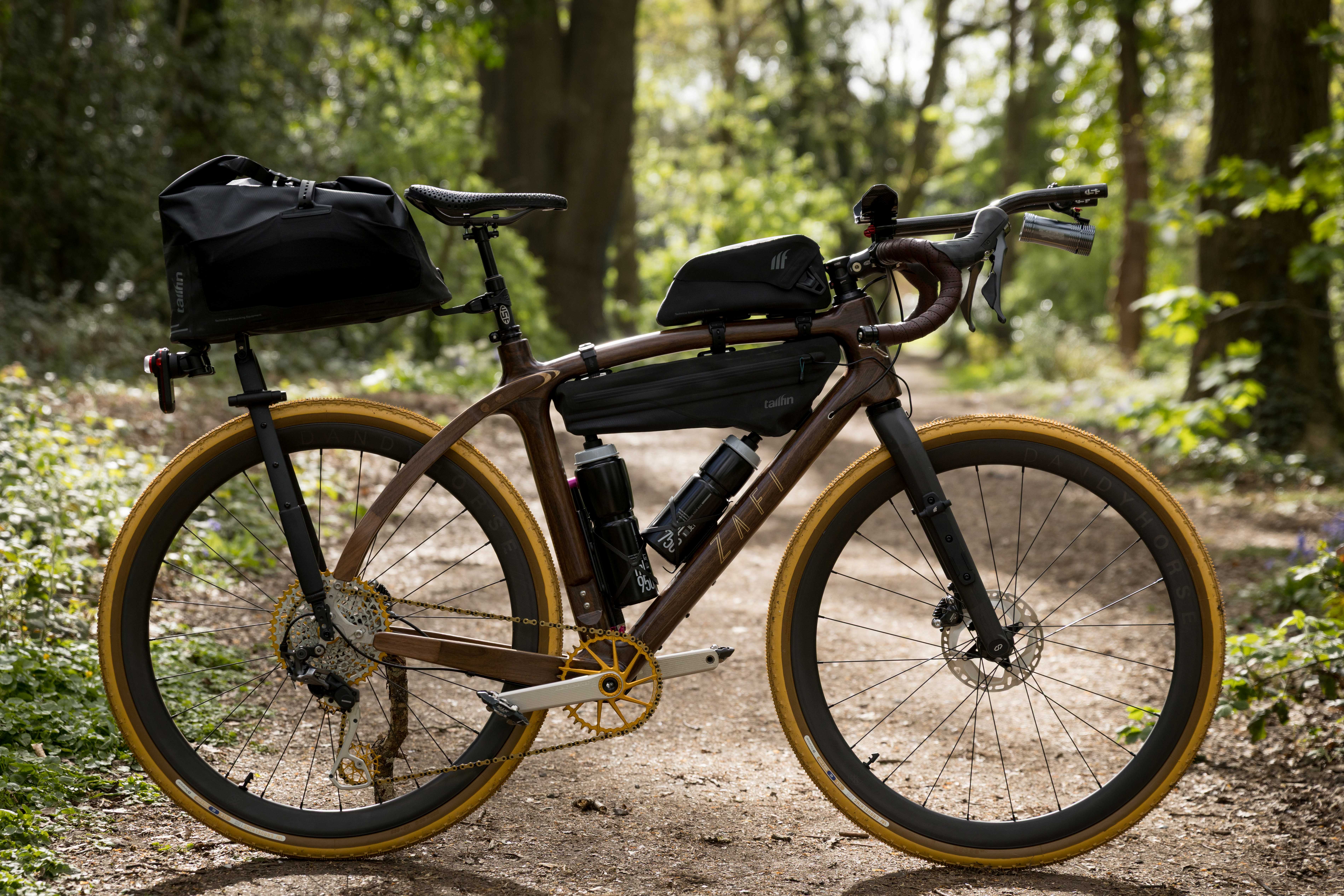 wooden bike