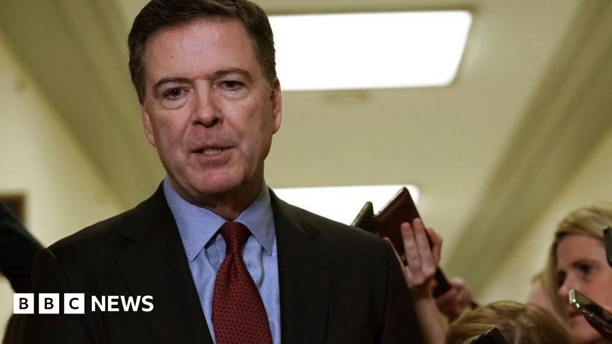 James Comey speaks at an event in New York City.