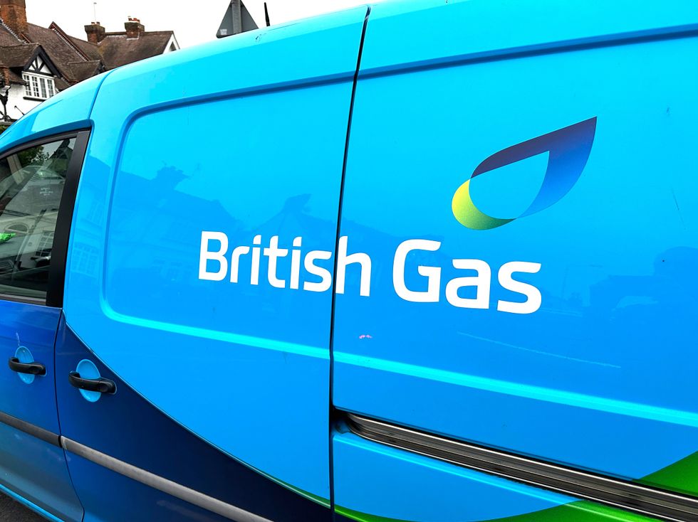 British Gas logo on van