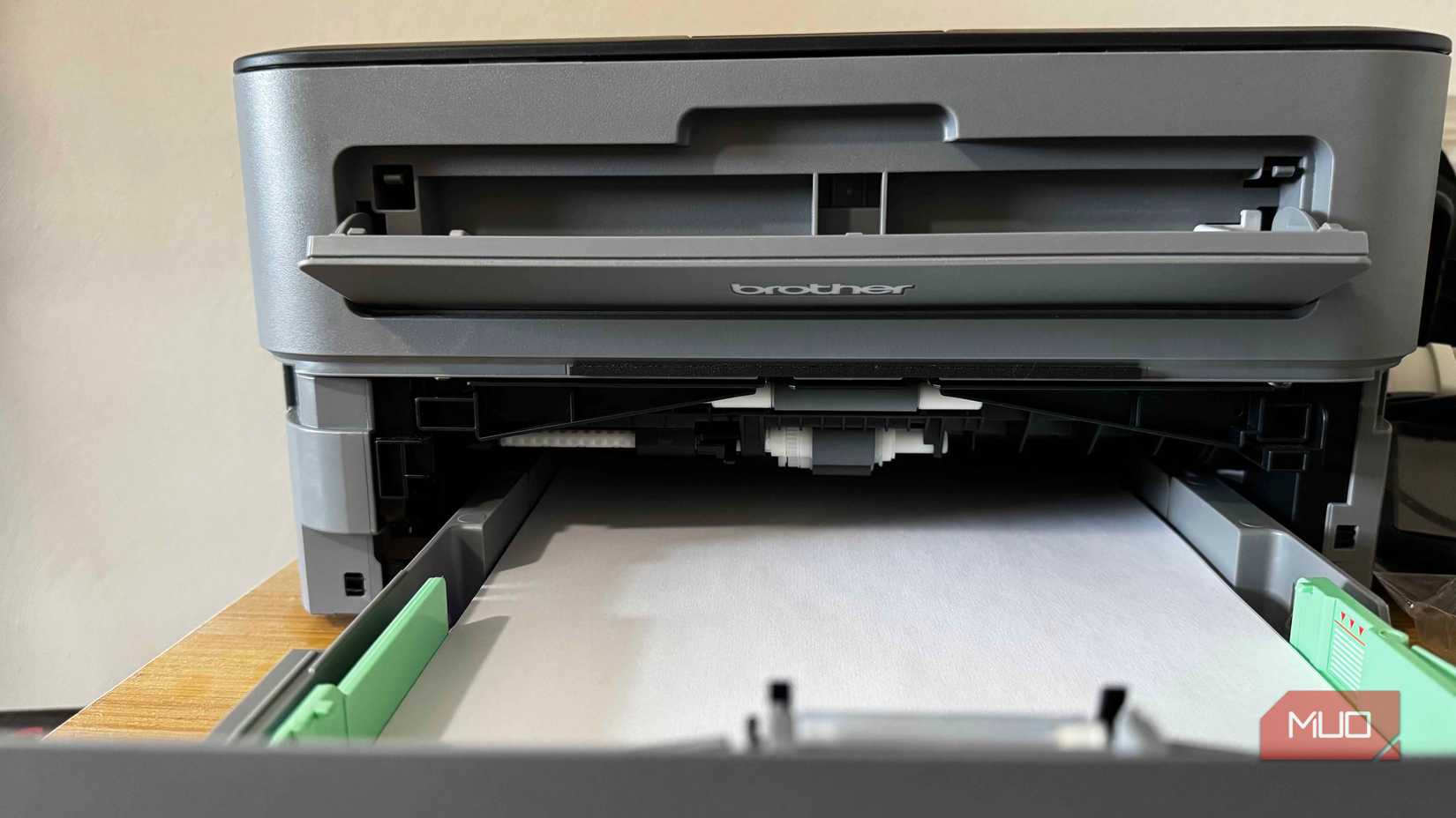 Brother Printer Paper Tray and Toner Tray Open