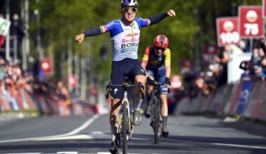 Fraîcheur, tactique et confiance, la course parfaite de Remco Evenepoel, qui s'impose au sprint devant Mattias Skjelmose sur l'Amstel Gold Race