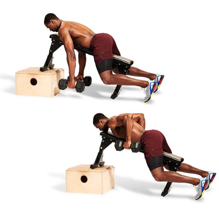 chest supported dumbbell row chest supported dumbbell row