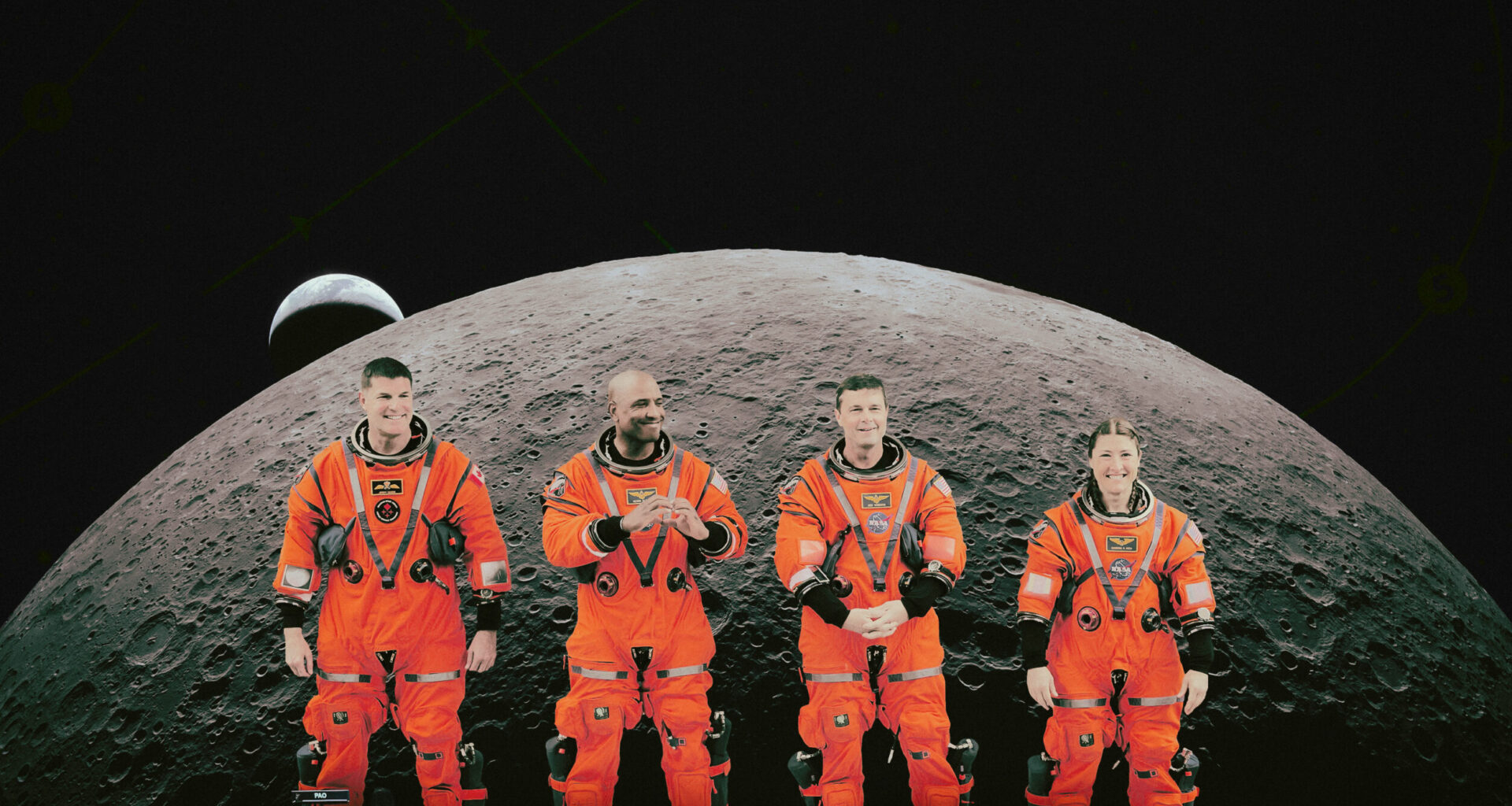 The Light From the Dark Side of the Moon