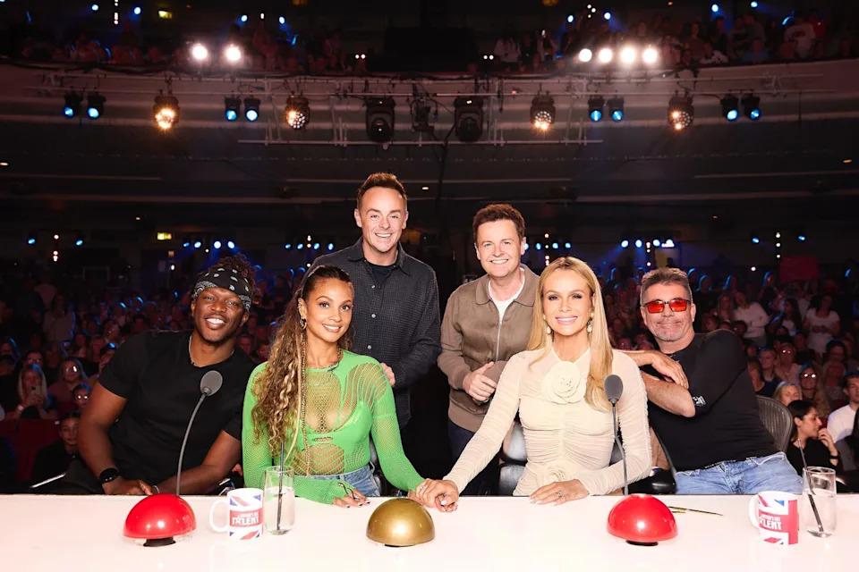 ksi, alesha dixon, ant and dec, amanda holden, simon cowell, britains got talent