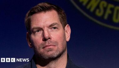 Representative Eric Swalwell (D-CA) visits "The Story With Martha MacCallum" at Fox News Channel Studios on July 22, 2024 in New York City.