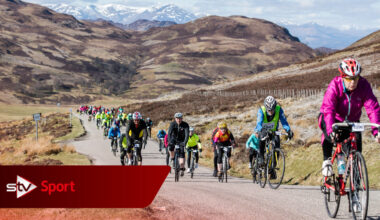 Thousands of cyclists descend on Highlands for Etape Loch Ness