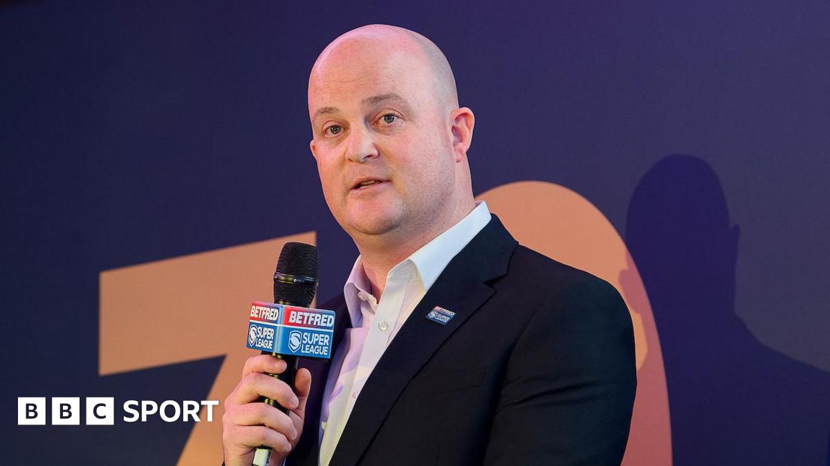 Rhodri Jones during the 2026 Super League season launch