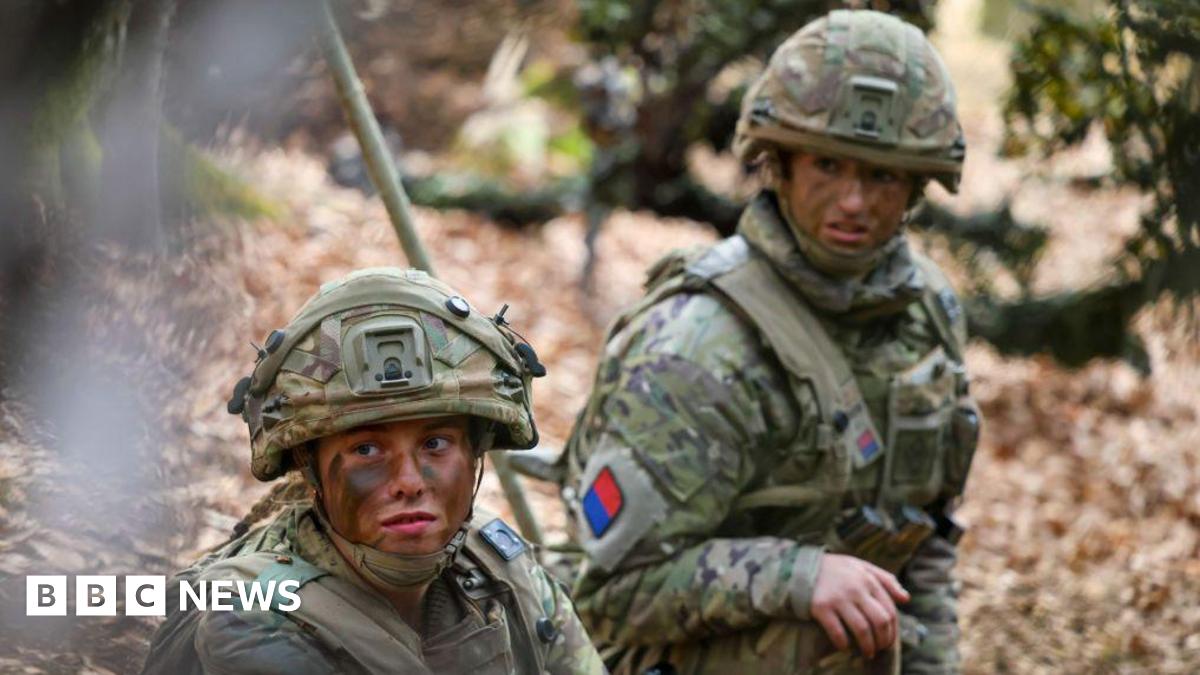 British soldiers on exercises in Germany, 12 March 2025
