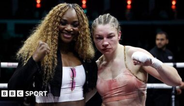 Claressa Shields (left) and Lauren Price (right)