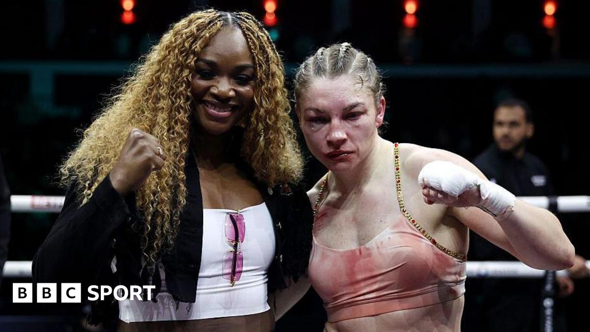 Claressa Shields (left) and Lauren Price (right)