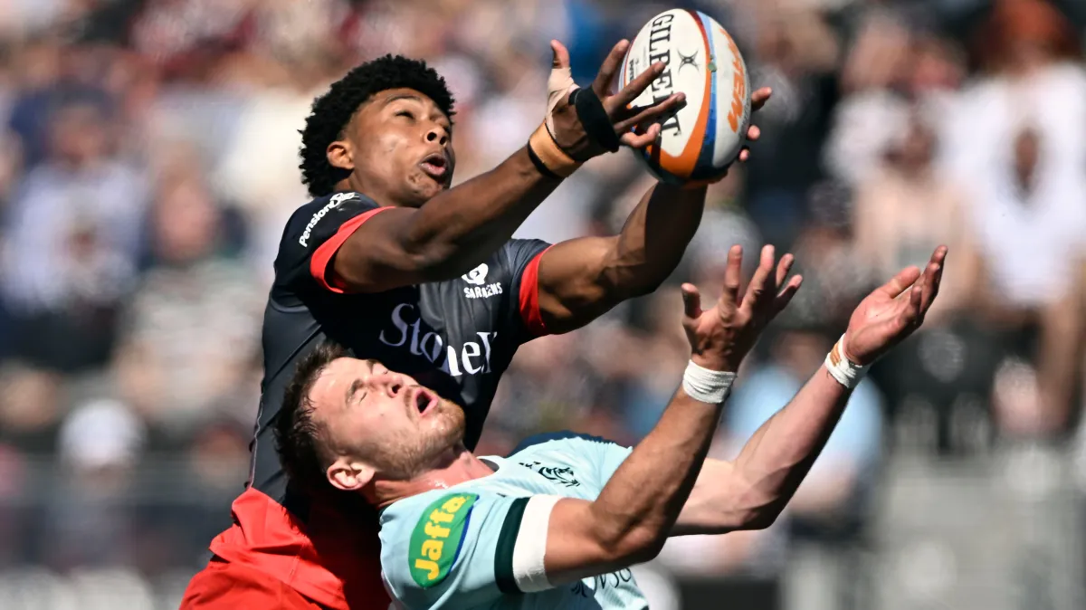 Noah Caluori and Charlie Bracken shine as Saracens stay in play-off hunt