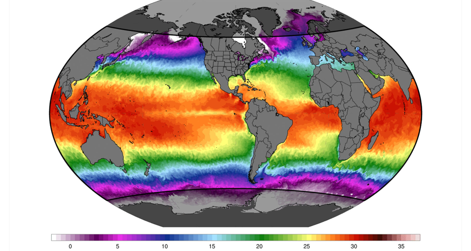 Earth's ocean temperatures reached all-time high levels in 2025