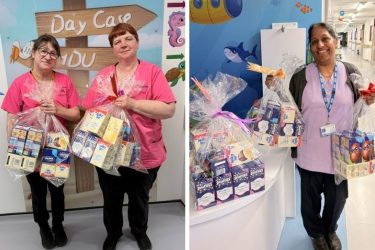 Easter Egg donations made at Royal Preston Hospital