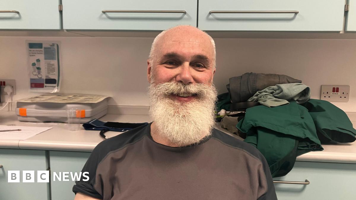 Professor Sandy Jack at University Hospital Southampton's Clinical Research Facility.