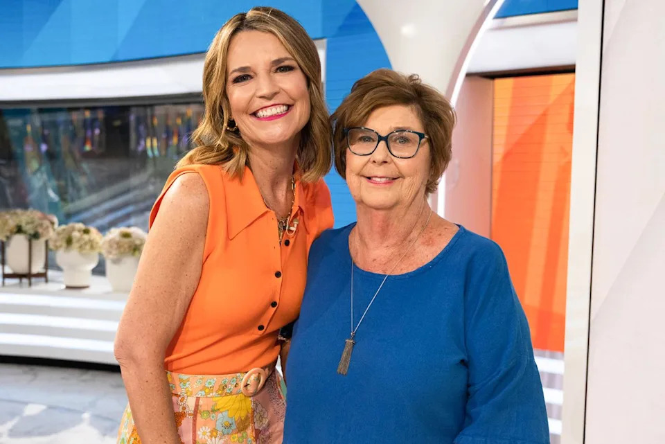 Savannah Guthrie and her mother, Nancy Guthrie, on the 'Today' set in 2023.Credit: Nathan Congleton/NBC via Getty
