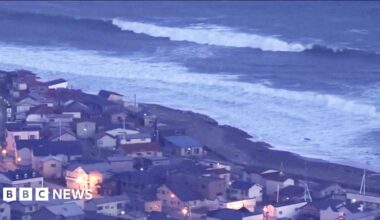 Japan tsunami warnings downgraded as people describe 'low rumbling' as earthquake hit