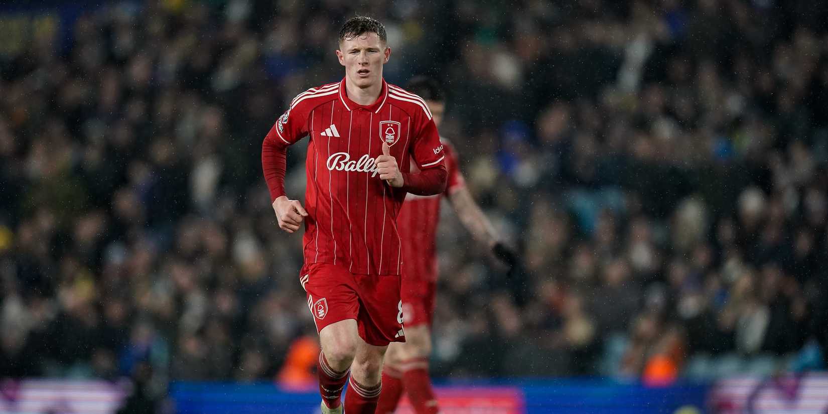 Elliot Anderson of Nottingham Forest during the Premier League match Leeds United vs Nottingham Forest