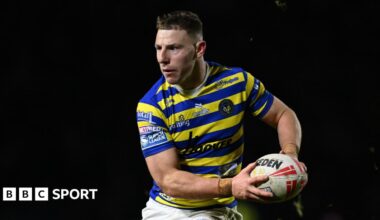 George Williams in action for Warrington