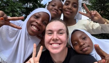 Players didn’t believe I was volunteering in Zanzibar school