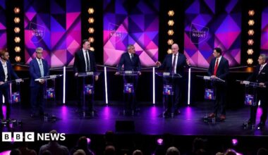 Scottish election 2026: Leaders debate clashes over energy, immigration, NHS and independence