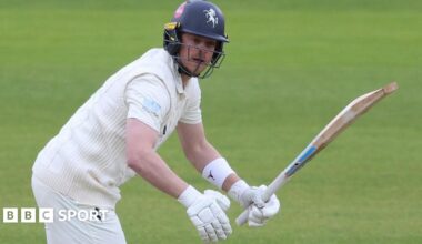 Sam Northeast batting for Kent at Durham on day two