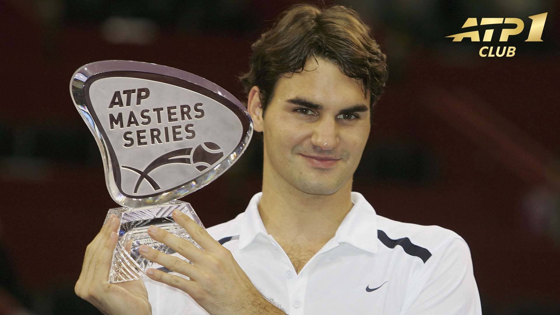 Roger Federer wins the Madrid title for the first time in October 2006.