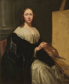 Self-Portrait by Michaelina Wautier (1650)