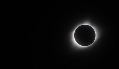 Seeing an eclipse from Earth is awe-inspiring – for astronauts seeing one from space, the scene was even more grand