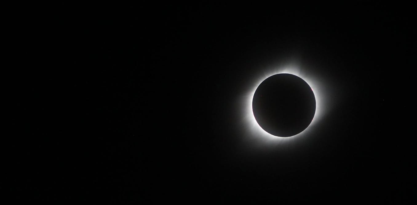 Seeing an eclipse from Earth is awe-inspiring – for astronauts seeing one from space, the scene was even more grand