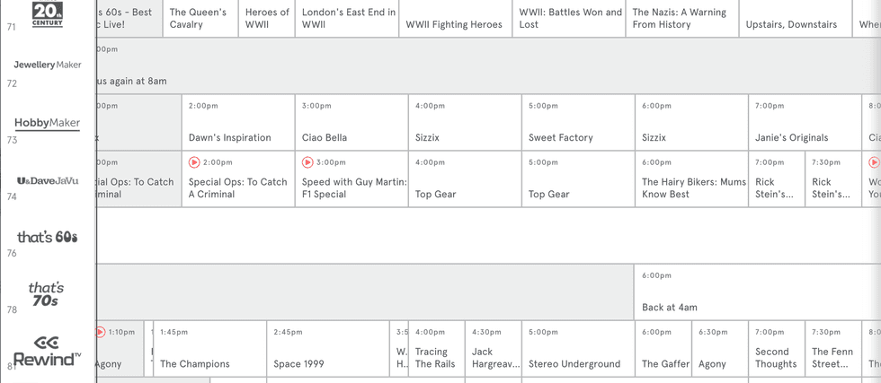 Freeview TV Guide