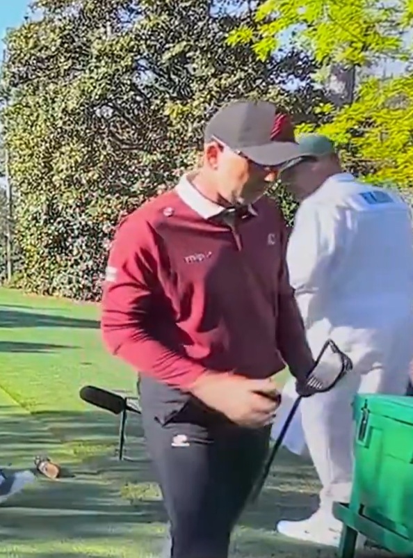 Garcia snapped the head off his driver