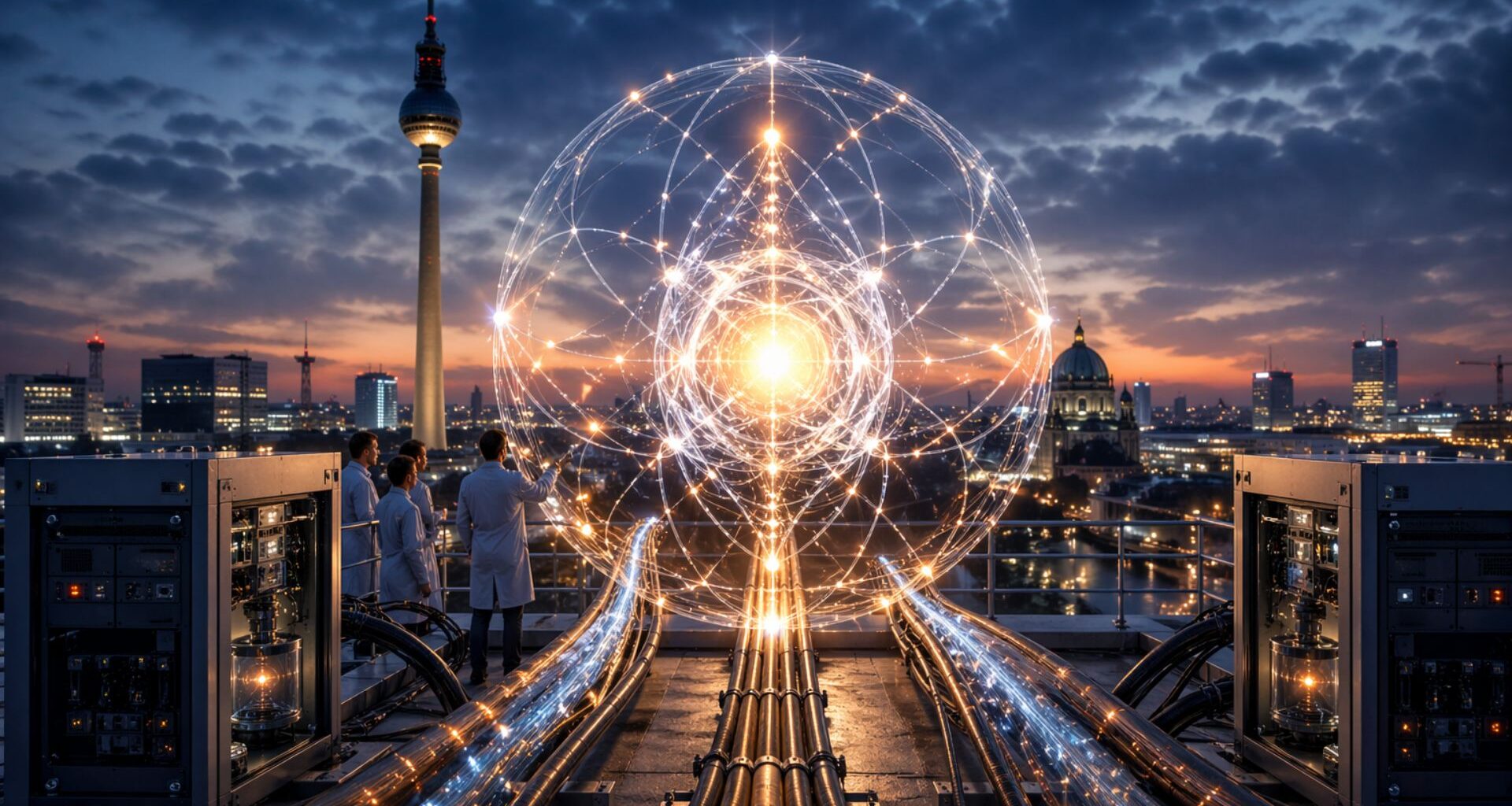 Germany surprises the world by demonstrating quantum teleportation over 30 km of commercial optical fiber using entangled photons, bringing quantum internet closer to existing infrastructure.