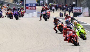 Marc Marquez leads, 2025 German MotoGP.