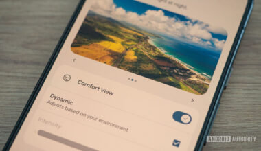 google pixel 10 pro xl comfort display filter close up