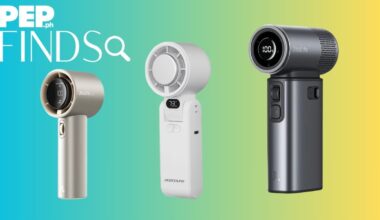 PEPfinds handheld fans: (L-R) Jisulife Pro 1s, Acerpure Cozy HF1, and Jisulife Ultra 2