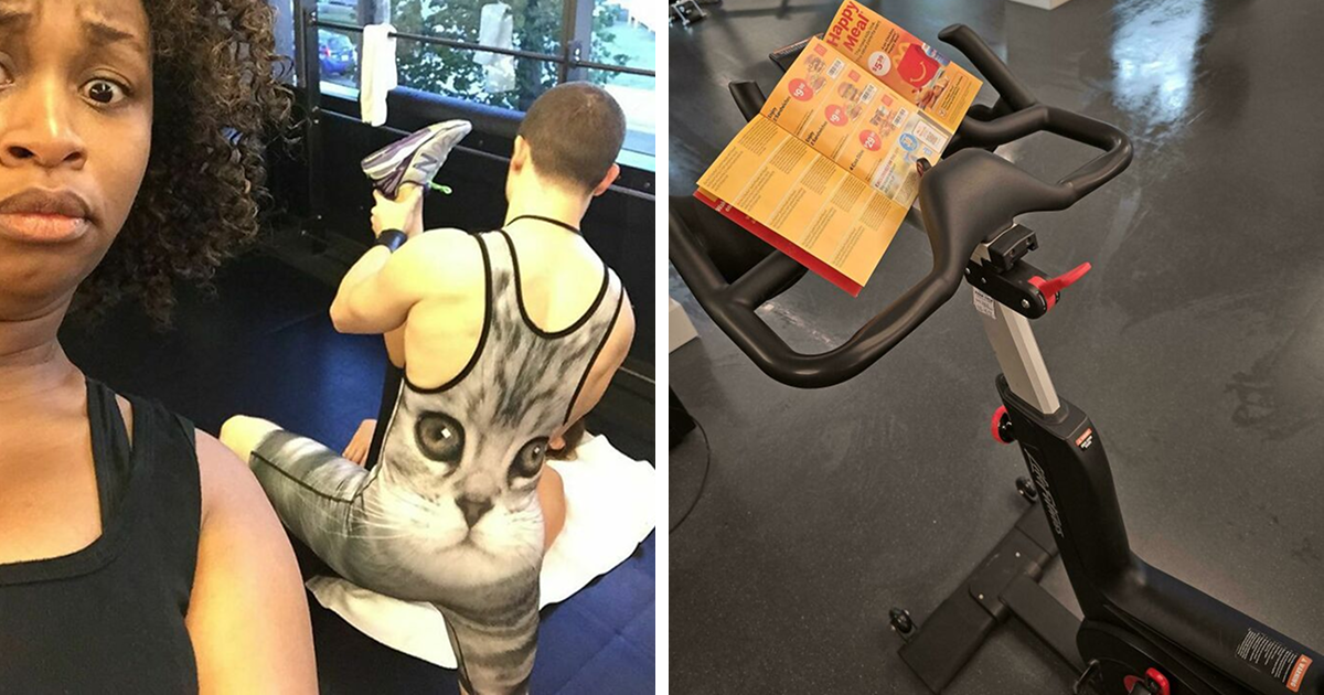 “A Darwin Award Contender”: 57 Hilariously Chaotic Times People Just Couldn't Believe Their Eyes At The Gym