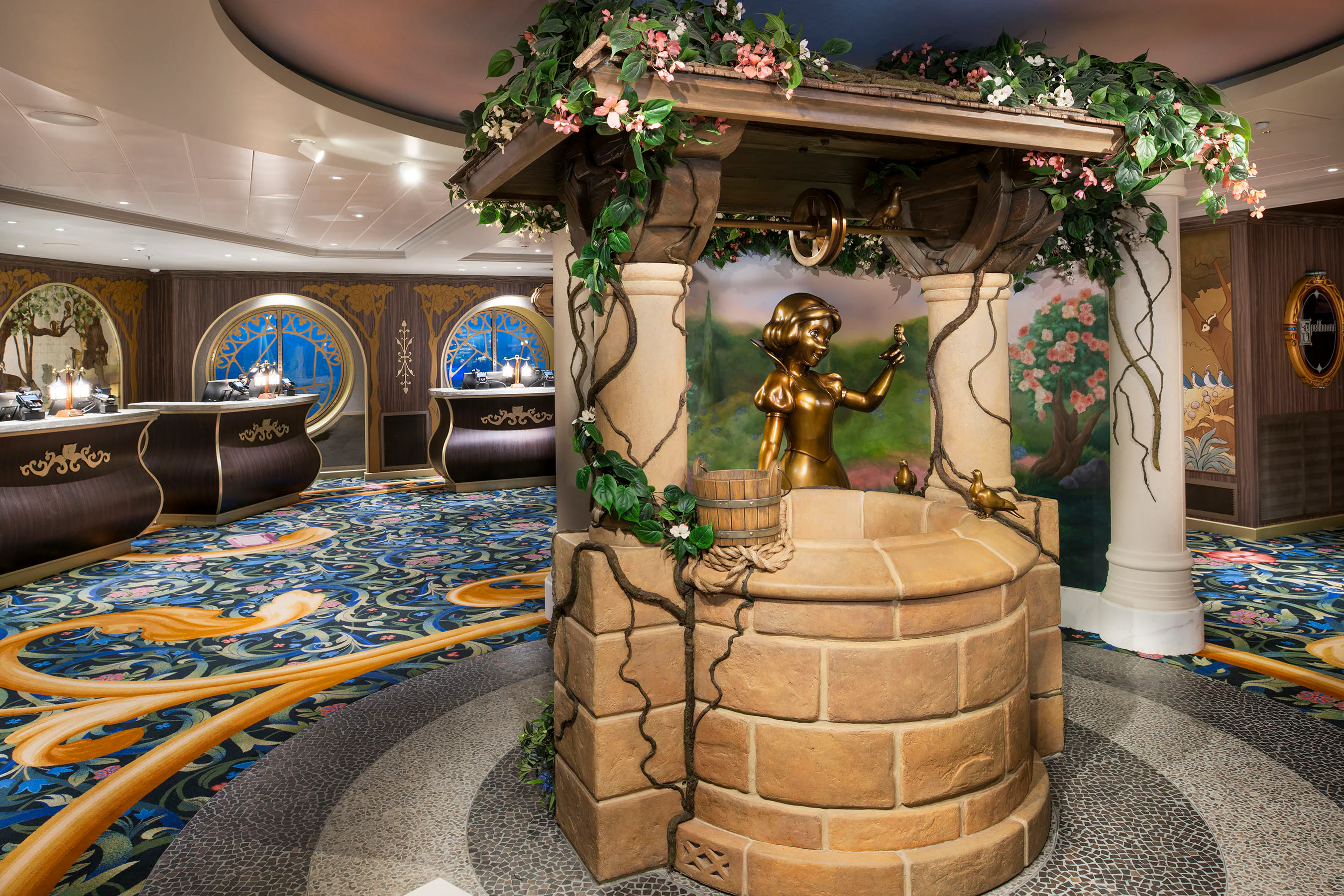 The Wishing Well at the Town Square onboard. Photo: Disney Adventure
