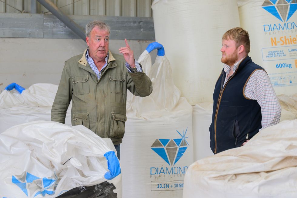 Jeremy Clarkson and Kaleb Cooper