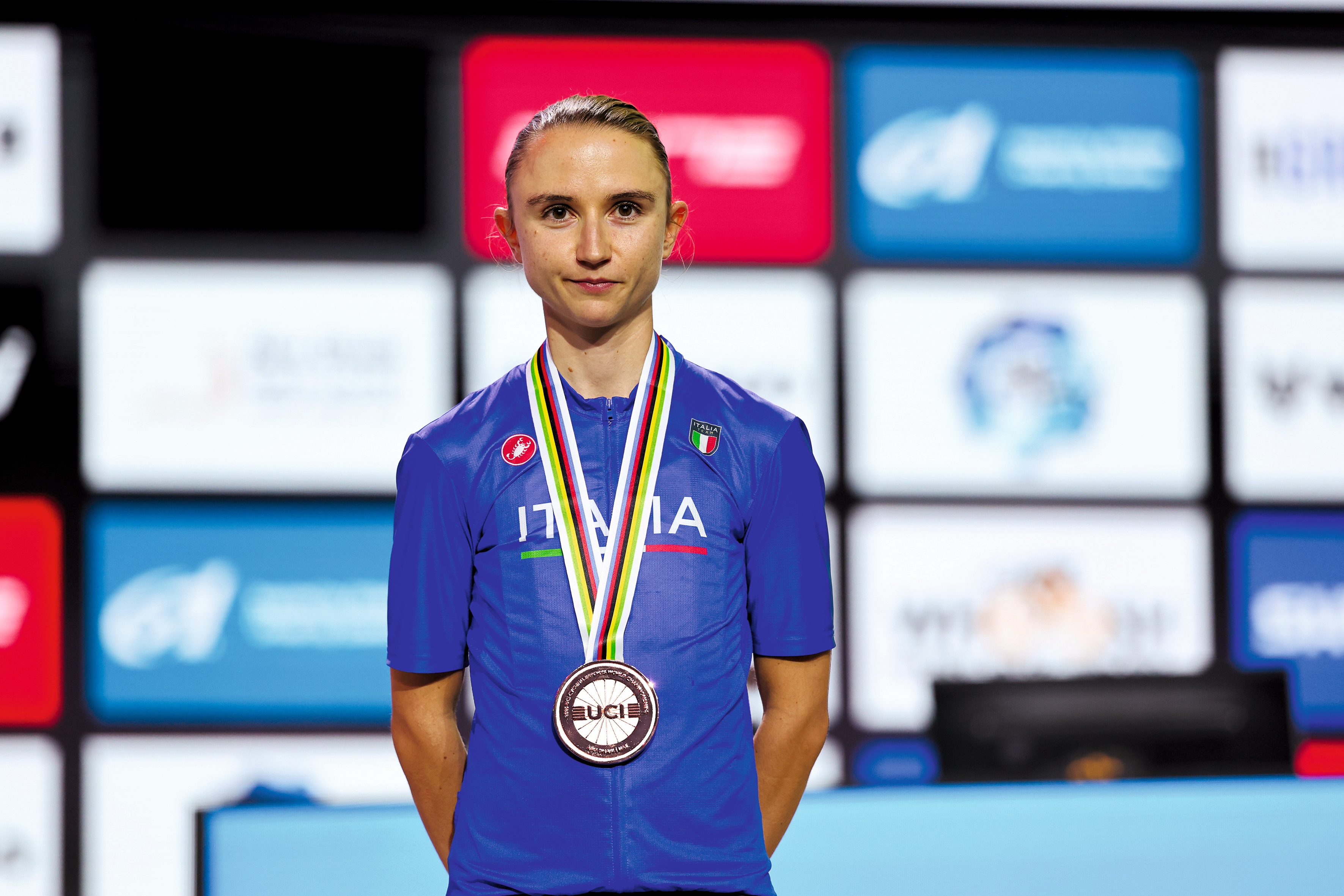Francesca Tommasi with medal
